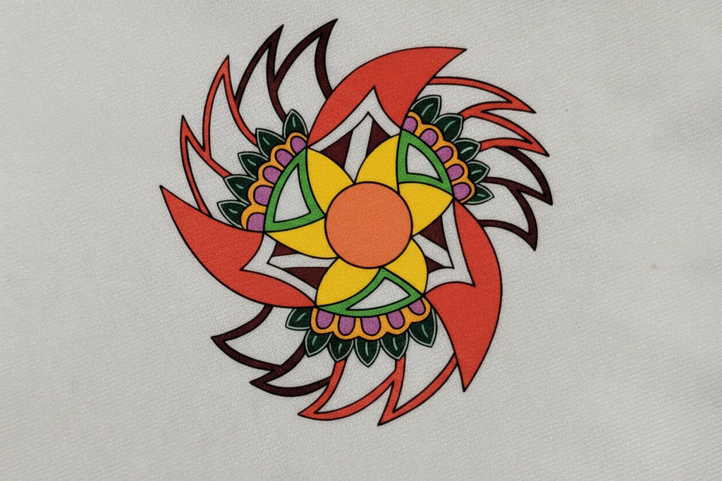 Colorful geometric design 